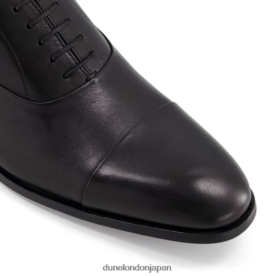 秘密 ワイドフィットレザーオックスフォードシューズ 黒 男性 Dune London 4JB82R815