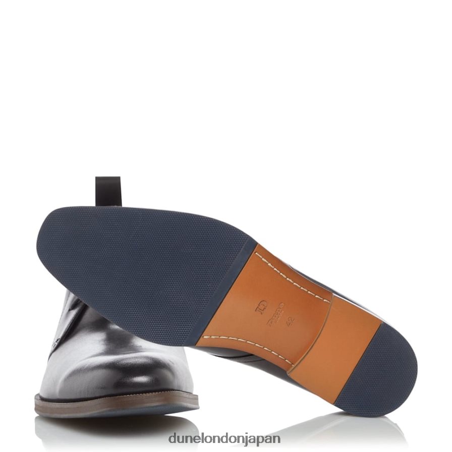 マービン スマートチャッカ レースアップブーツ 黒 男性 Dune London 4JB82R816