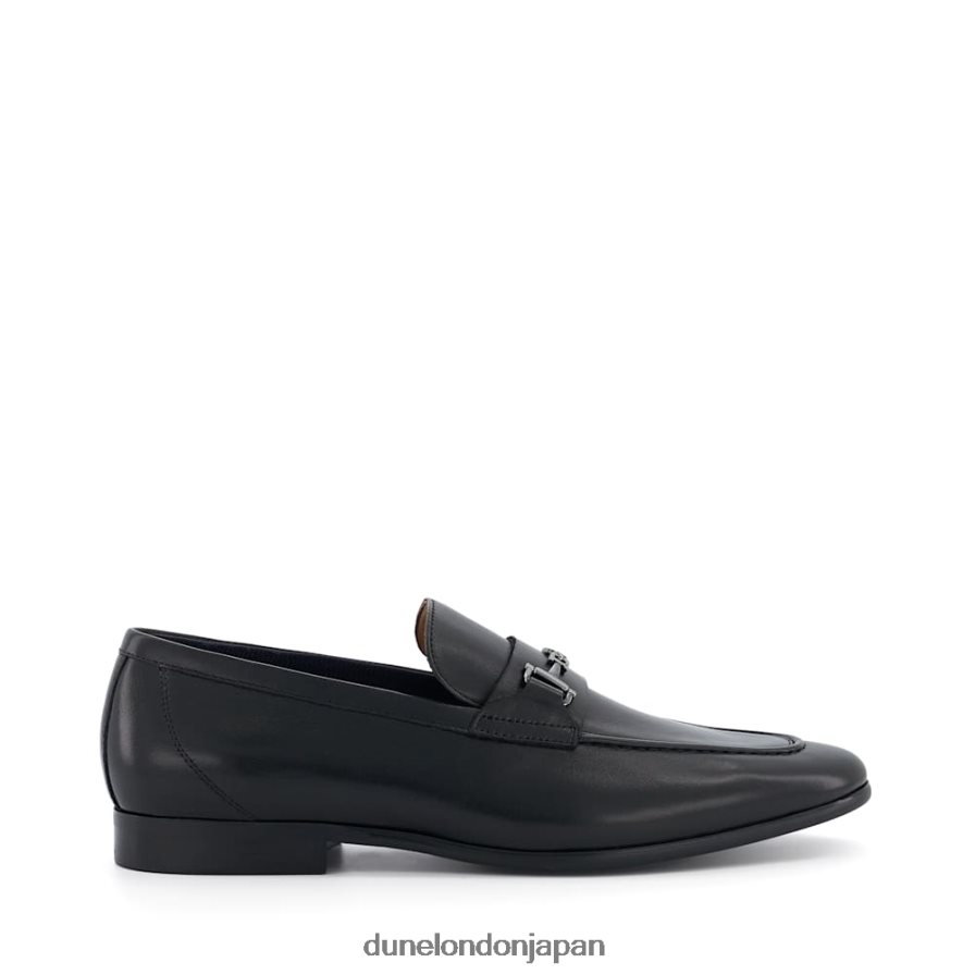 制裁 スナッフルトリム ローファー 黒 男性 Dune London 4JB82R835