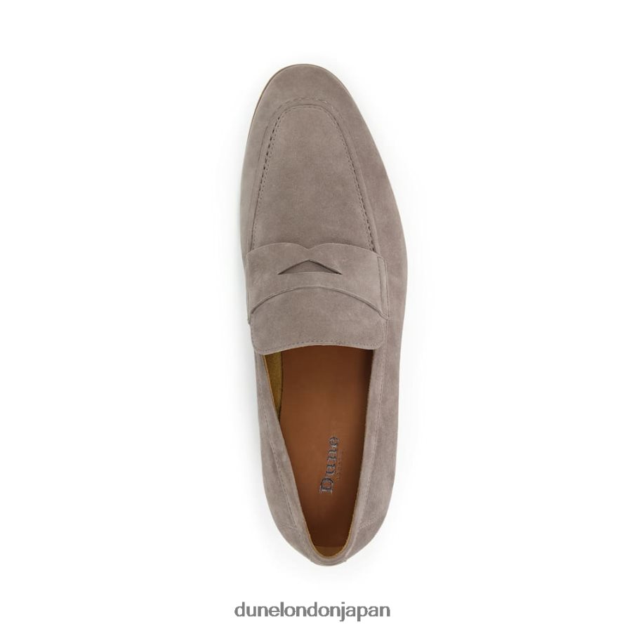 シラス スエードサドルローファー グレー 男性 Dune London 4JB82R837