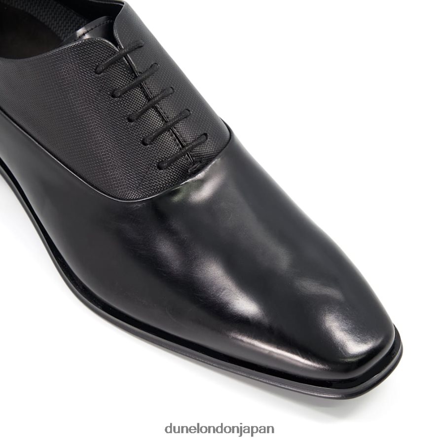 セラ レザーレースアップオックスフォードシューズ 黒 男性 Dune London 4JB82R843