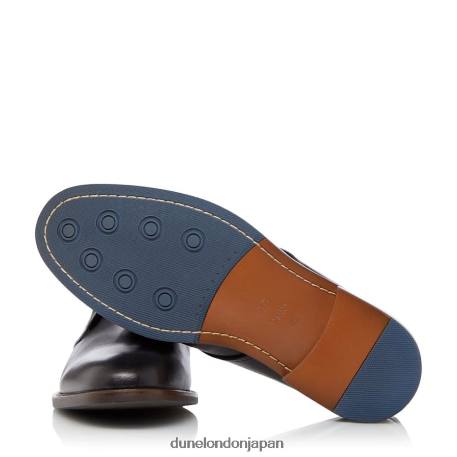 行進 レースアップチャッカブーツ 黒 男性 Dune London 4JB82R848