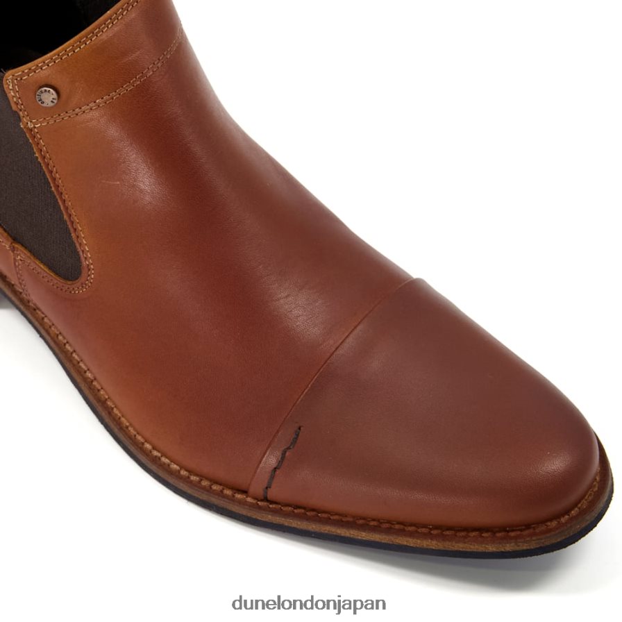 チリ トゥキャップディテール チェルシーブーツ 黄褐色 男性 Dune London 4JB82R850