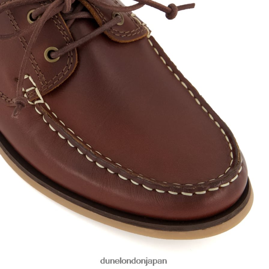 ブルージーな カジュアルなデッキシューズ 茶色 男性 Dune London 4JB82R859