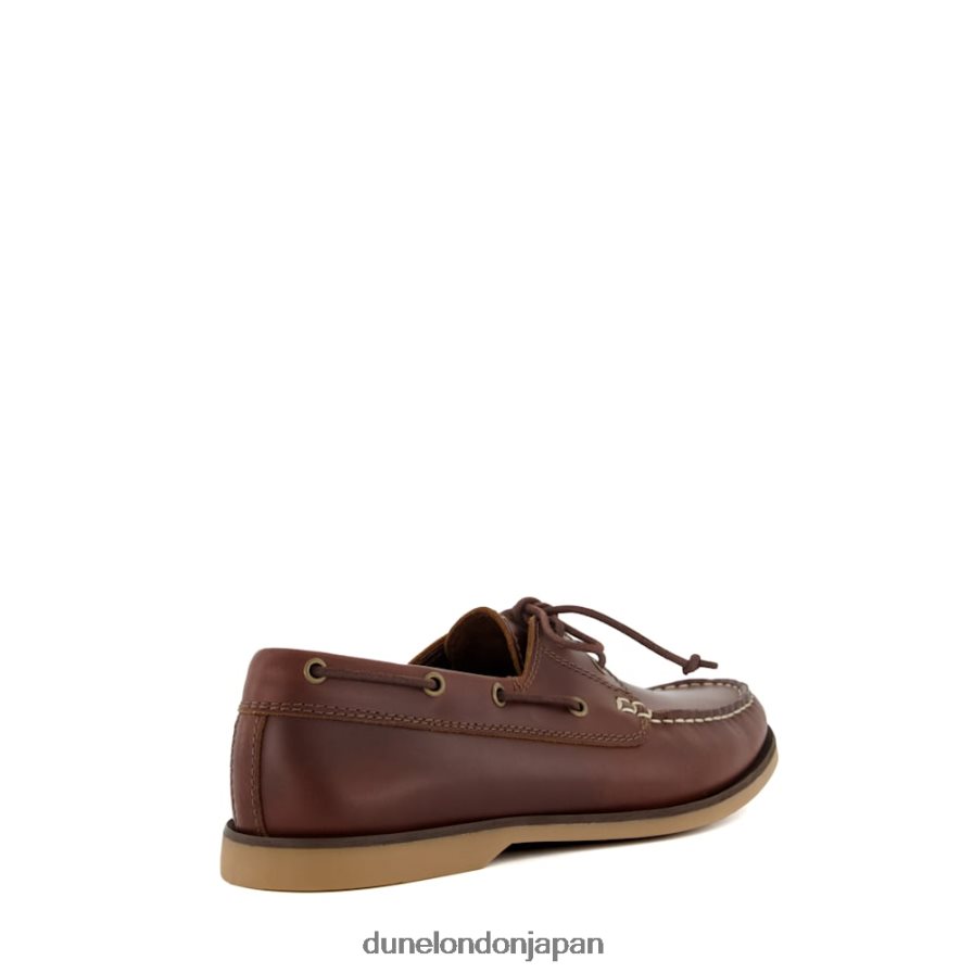 ブルージーな カジュアルなデッキシューズ 茶色 男性 Dune London 4JB82R859