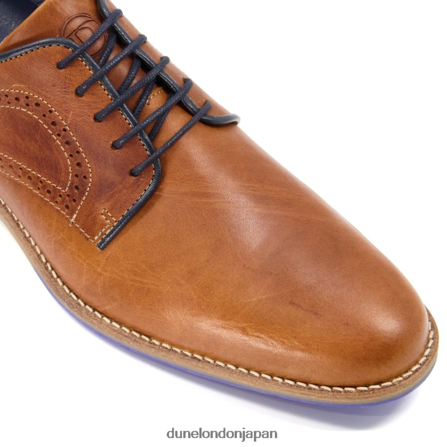 ブランプトン パイプドギブソンシューズ 黄褐色 男性 Dune London 4JB82R868