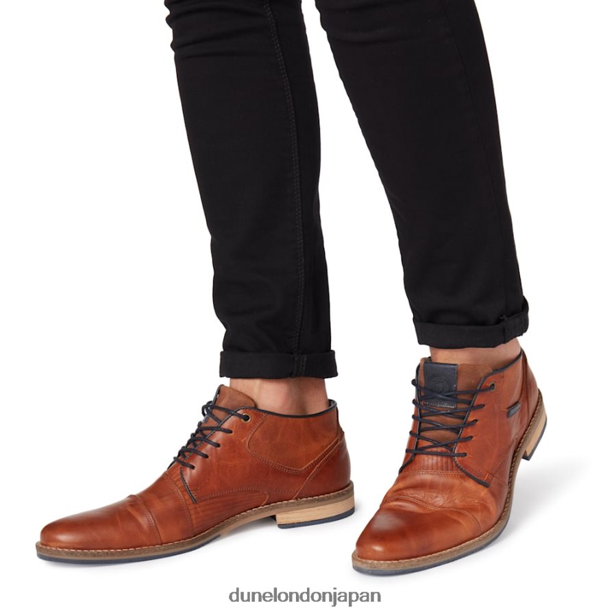 チグウェル レースアップチャッカブーツ 黄褐色 男性 Dune London 4JB82R869