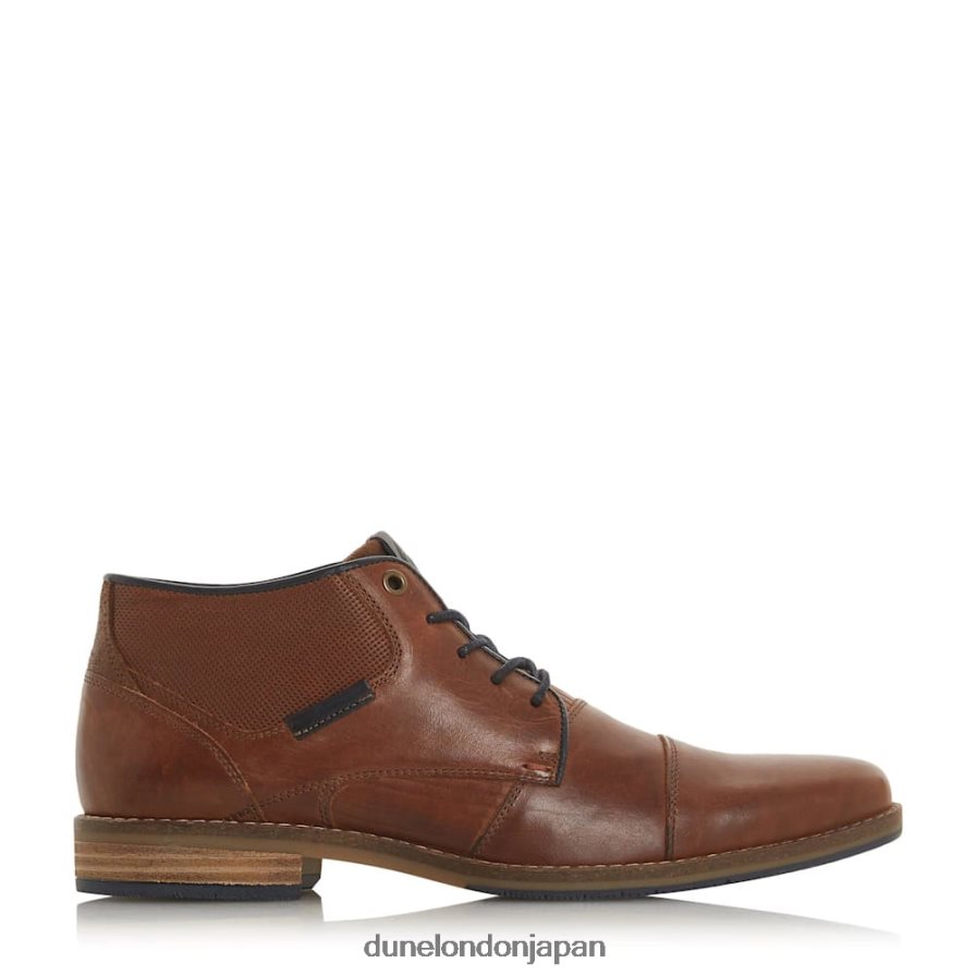 チグウェル レースアップチャッカブーツ 黄褐色 男性 Dune London 4JB82R869