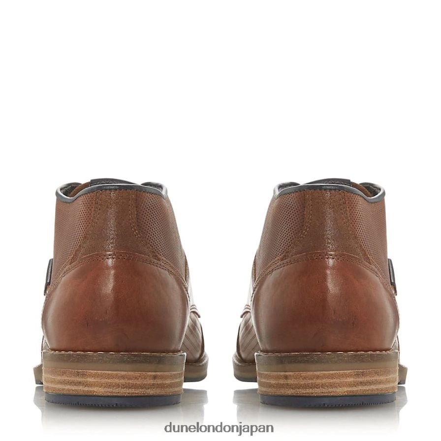 チグウェル レースアップチャッカブーツ 黄褐色 男性 Dune London 4JB82R869
