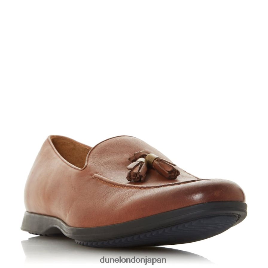 パース タッセルディテール ローファー 黄褐色 男性 Dune London 4JB82R871