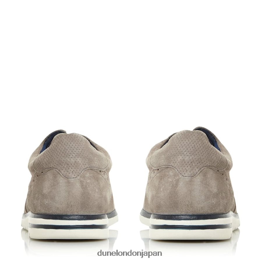 バリー レースアップブローグウェッジ グレー 男性 Dune London 4JB82R875