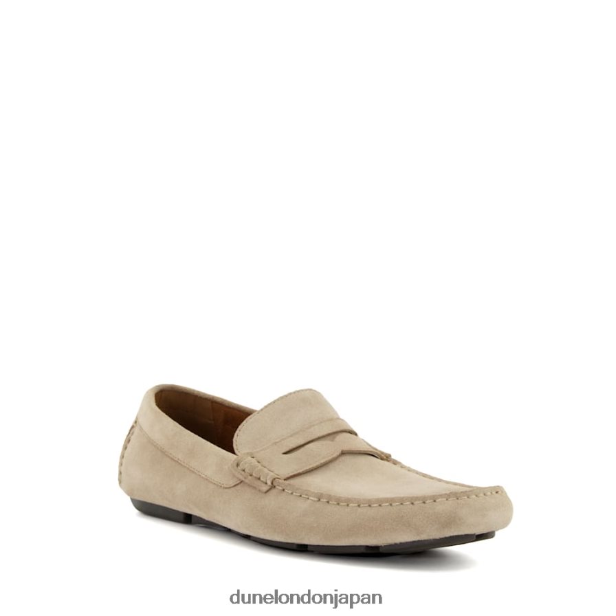 ブラッドレー スクエアトゥ モカシンローファー 砂 男性 Dune London 4JB82R883