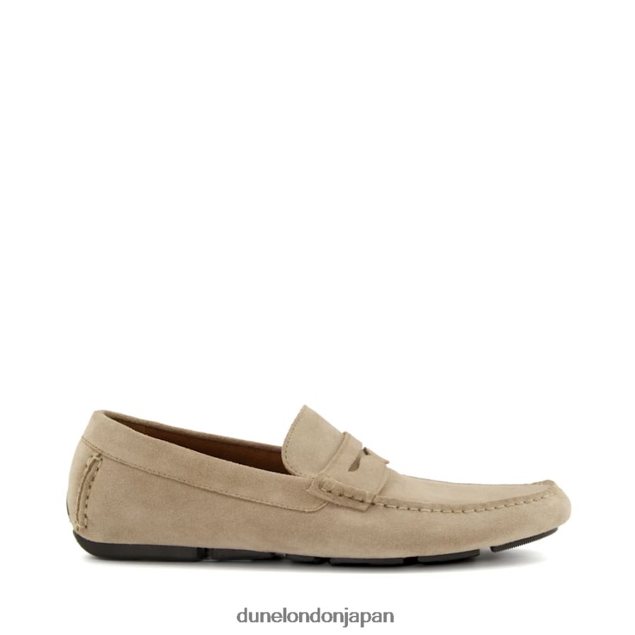 ブラッドレー スクエアトゥ モカシンローファー 砂 男性 Dune London 4JB82R883