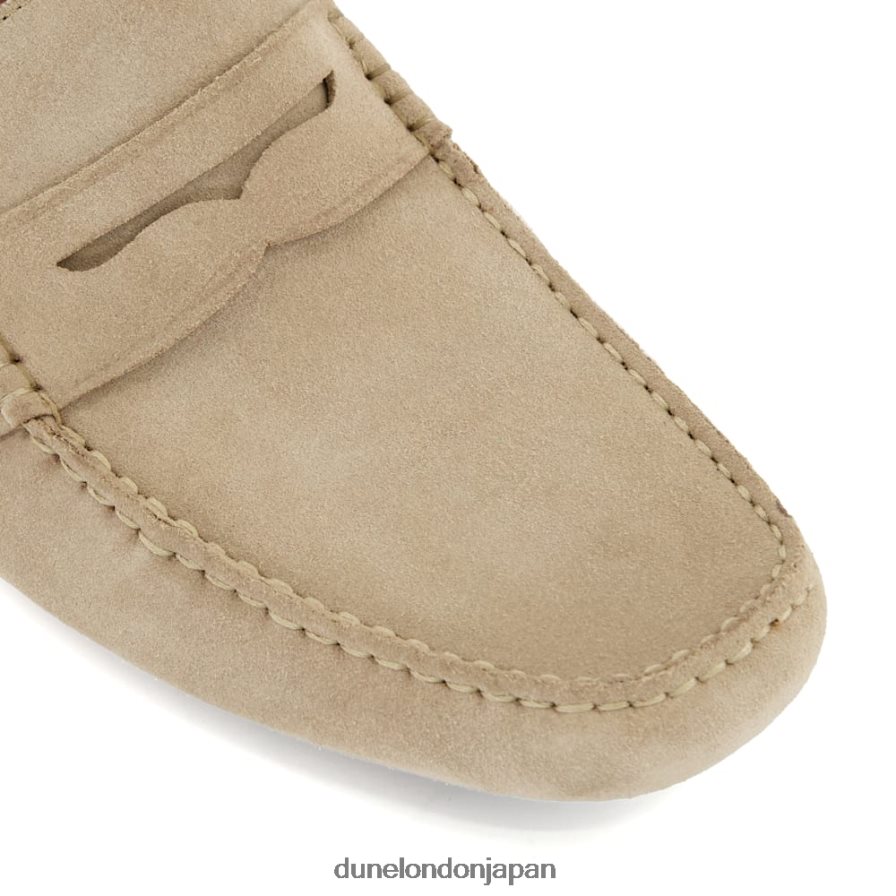 ブラッドレー スクエアトゥ モカシンローファー 砂 男性 Dune London 4JB82R883
