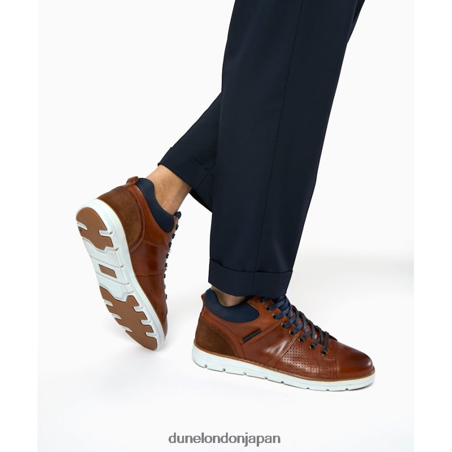 賭け金 ハイトップトレーナー 黄褐色 男性 Dune London 4JB82R890