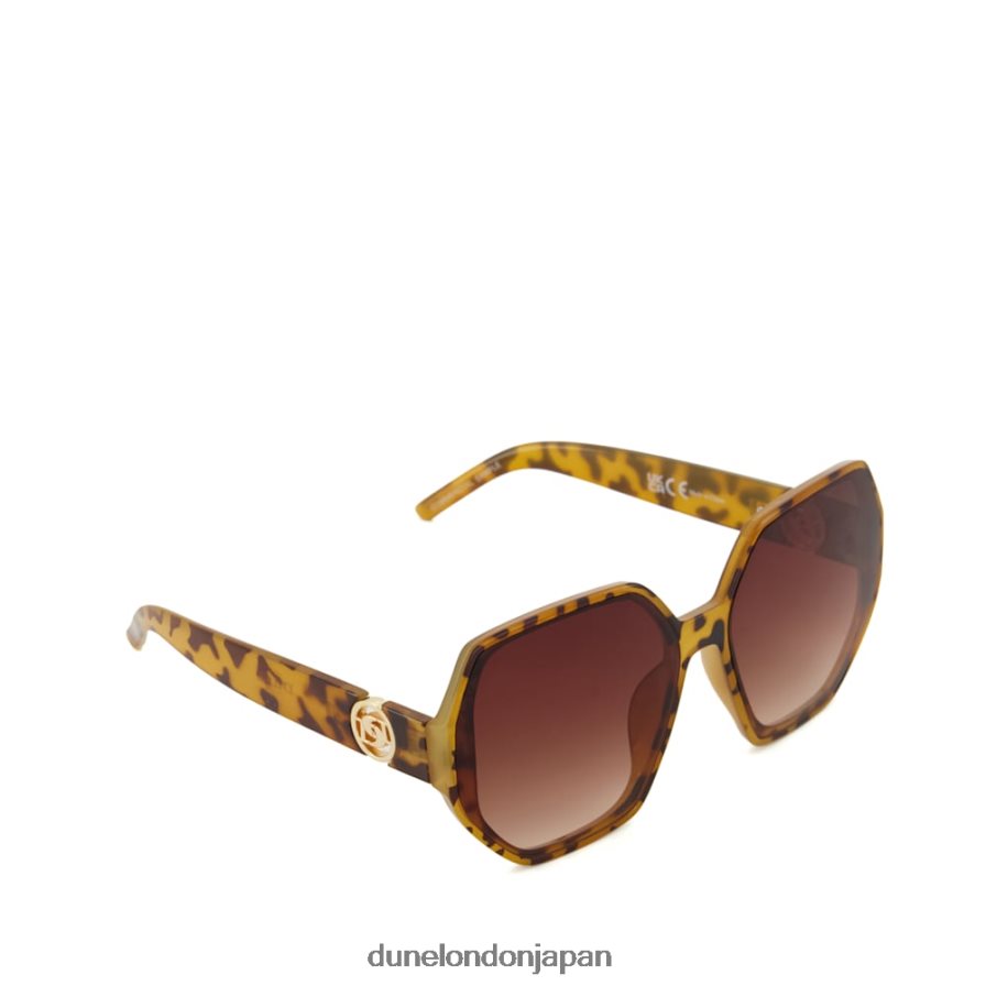 グレイシーズ 特大サングラス べっ甲 女性 Dune London 4JB82R95