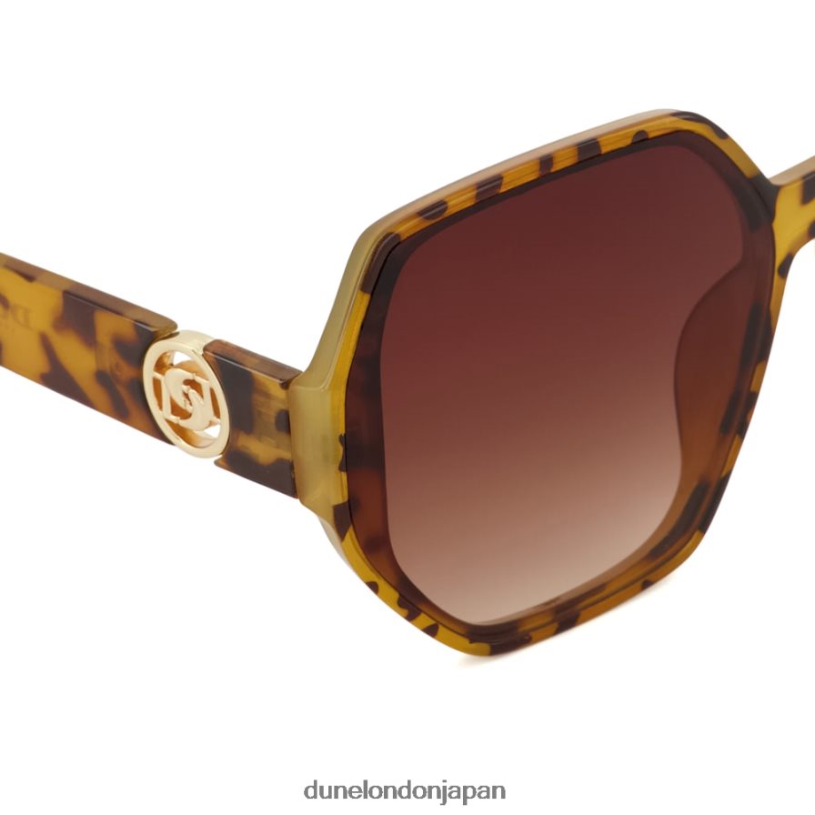 グレイシーズ 特大サングラス べっ甲 女性 Dune London 4JB82R95