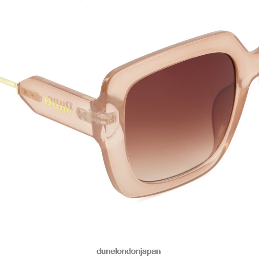 グレースランド オーバーサイズスクエアサングラス 赤面 女性 Dune London 4JB82R99