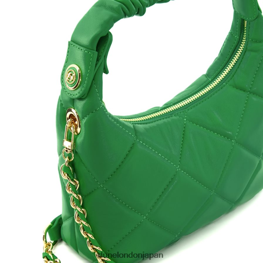 公爵夫人H キルティング シャーリング ショルダーバッグ 緑 女性 Dune London 4JB82R160